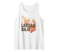 Labuan Bajo Indonesia, Divertido Recuerdo Retro de Isla Camiseta sin Mangas