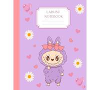Labubu Notebook: 120 Pink-Lined Pages • 7.5″ × 9.25″ • Perfect for Kids, Teens & Anyone Who Loves Cute Stationery!