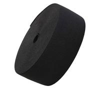 LABUYI 1 Rollo Cintas Elásticas 5m×5cm,Cinchas tapiceria,Cinta Elastica Costura,Goma Elastica Costura,Elastico Costura,Goma Elastica,para Ropa,Pantalones,Elástica Negro
