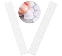 LABUYI 1200 Piezas Adhesivo Redondo 10mm,600 Pares Adhesivo Doble Cara Redondo,Adhesivo Doble Cara(Blanco)