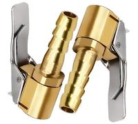 LABUYI 2pcs Boquillas Inflado Neumático,Boquilla Inflador Abrazadera Válvula,Conector de válvula de inflado,Mandriles de Aire para Neumáticos,Boquilla inflador neumaticos Rápida,para Coche,camión,8mm
