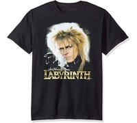 Labyrinth Jareth Face Photo Jim Henson Movie Adult T Shirt tee Black 3XL