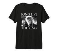 Labyrinth Long Live The King Jareth Photo Retro Fantasy Camiseta Premium