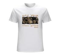Labyrinth Say Your Right Words Retro 80s Sci-fi Print Unisex T-Shirts Men tee Cotton Tops White Shirt XL