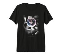 Labyrinth Stairs Scene with Sarah 80's Vintage Fantasy Movie Camiseta Premium
