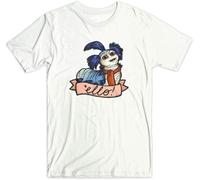 Labyrinth T Shirt The Worm Cult Film 1980s Fantasy Retro Vintage White