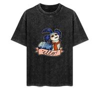 Labyrinth The Worm Cult Film 1980S Fantasy Retro Vintage Vintage Short Sleeve Men Women T-Shirts Washed Cotton Size XXL