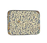 Labyrinth Treasure Map - Bolsa para laptop, práctica a prueba de golpes, impresión elegante de 15 pulgadas, para viajes de negocios, trabajo y oficina