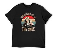 Labyrinth You Remind Me of The Babe Cult Film 80S Fantasy Vintage Print Unisex T-Shirts Men tee Cotton Tops Black Shirt L