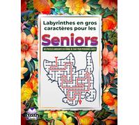 Labyrinthes en gros caractères pour les seniors : des puzzles amusants en forme de chat pour stimuler la mémoire et la concentration des personnes ... le thème des chats pour les personnes âgées
