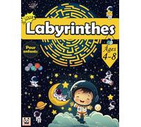 Labyrinthes pour enfants de 4 à 8 ans: Livre d'activités amusant et coloriable avec des labyrinthes pour les enfants âgés de 4 à 6 ans et de 6 à 8 ans ... labyrinthes variés, stimulants et engageants