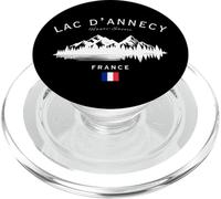 Lac d'Annecy Haute-Savoie France Mountain Resort Bandera de Francia PopSockets PopGrip para MagSafe