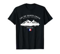 Lac de Sainte Croix Provence Alpes Côte d'Azur Bandera de Francia Camiseta