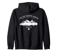 Lac de Sainte Croix Provence Alpes Côte d'Azur Bandera de Francia Sudadera con Capucha