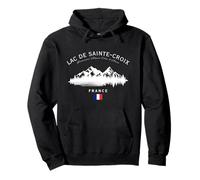 Lac de Sainte Croix Provence Alpes Côte d'Azur Bandera de Francia Sudadera con Capucha
