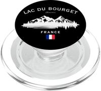 Lac du Bourget Savoie France Mountain Resort Bandera de Francia PopSockets PopGrip para MagSafe