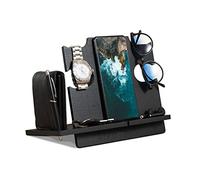 LAC EVERYTHING EVERYWHERE Soporte Movil Madera - Regalos Originales para Hombre Cumpleaños - Organizador de Escritorio Madera Regalo Padre, Hermano Aniversario