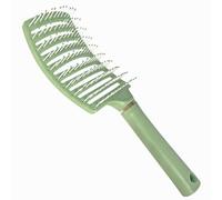 LAC FOR YOU Cepillo Antitirones Desenredante Wet & Dry - Cepillo Pelo Antirotura para Cabello Rizado, Liso, Fino, Grueso - Diseño Ventilado Ergonómico - Verde Salvia