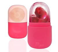 LAC Ice Roller Facial y Cepillo Limpieza - Hielo para la Cara Reduce los Poros y Hinchazón - Rodillo Hielo Facial para Elasticidad de la Piel