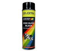 Laca Negra Brillante Base Acrílica 500ml Spray Laca Rápido Y Duradero
