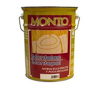 Laca Nitrocelulósica Transparente de Terminación. Secado Rápido, Excelente Tacto y Dureza. Montolac Transparente CM-40 Brillo (5L, Brillo)