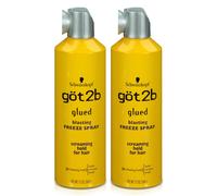 Laca para el cabello Got2b Glued Blasting Freeze, 12 oz, paquete de 2