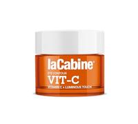 laCabine Contorno de Ojos Vitamina C - Iluminador, Antifatiga y Antioxidante | Difumina Ojeras y Signos de Cansancio | Textura Aterciopelada, Sin Perfume, Oftalmológicamente Testado