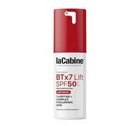laCabine Crema Facial Fluida BTx7 Lift SPF50 con 7 Péptidos y Ácido Hialurónico - Protección Solar de Amplio Espectro - Mejora Firmeza, Suaviza Líneas y Protege - Textura Fluida Ligera
