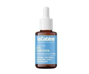 laCabine Sérum Eye Contour - Sérum Descongestionante para Contorno de Ojos con Cafeína, Péptidos y Ácido Hialurónico, Reduce Bolsas, Ojeras y Líneas de Expresión