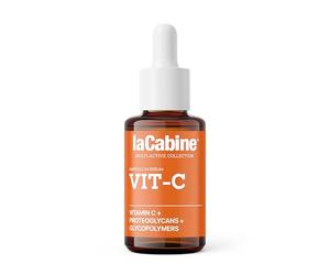 laCabine Vit-C Serum | Sérum facial con alta concentración de vitamina C para una piel radiante, antienvejecimiento, hidratación profunda, tono luminoso, firmeza, suavidad y reducción de arrugas