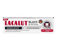 LACALUT BLACK&WHITE Pasta de Dientes Remineralización y Natural Whiteness 75ML