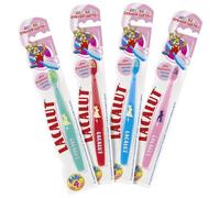 Lacalut - Cepillo de dientes para bebés de 0 a 4 años, color azul
