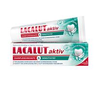 LACALUT Crema dental activa para protección dental y sensibilidad, 75 ml de pasta de dientes para dientes sensibles, protección y fortalecimiento de las encías, pasta de dientes para dientes