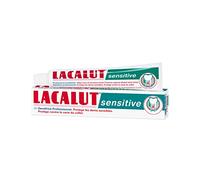Lacalut Crema dental sensible, 75 ml, pasta de dientes, mejora notable en dientes y cuellos sensibles al dolor, protege contra caries dentales, 1 x 75 ml