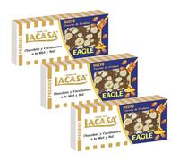 Lacasa 3x Turrón Cacahuete Eagle 225g