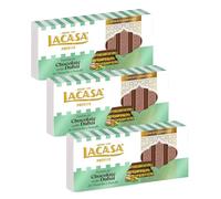 Lacasa 3x Turrón Chocolate estilo Dubai con Pistacho y Kataifi 225g