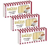 Lacasa 3x Turrón de Chocolate y Café 225 G