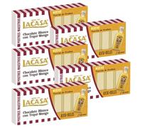 Lacasa 5x Turrón de Chocolate Blanco con Tequi Mango 225 G