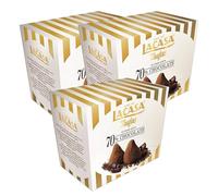 Lacasa Lote de 3 Caja de Trufas 70% Chocolate 150G
