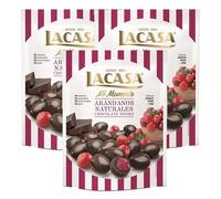 Lacasa Lote de 3x Bolsitas Mi Momento Arándanos con Chocolate negro 125G
