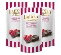 Lacasa Lote de 3x Bolsitas Mi Momento Arándanos con Chocolate negro 60G