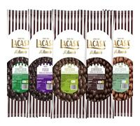 Lacasa pack 5kg deliciosas bolas de frutos secos con chocolate: Pasas de Corinto Negro,Almendra Negro,Anacardo leche,Avellana Negro,Pistachos Leche