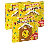 Lacasitos Lote de Navidad de 3x Caja de Plato de campanadas 18G