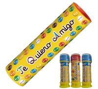 Lacasitos Megatubo 1,5 KG-Te quiero, amigo + 3 POMPEROS LACASITOS