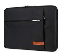 Lacdo 14 Pulgadas Funda Protectora para Portátiles para ASUS VivoBook/Zenbook 14, Lenovo V14/IdeaPad Flex 5/ThinkPad 14, Huawei Matebook D14, 14" HP Acer Asus Dell Chromebook Bolsa Funda Blanda, Negro