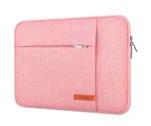 Lacdo 14 Pulgadas Funda Protectora para Portátiles para ASUS VivoBook/Zenbook 14, Lenovo V14/IdeaPad Flex 5/ThinkPad 14, Huawei Matebook D14, HP Acer ASUS DELL Chromebook Bolsa Funda Blanda, Rosado