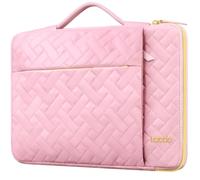 Lacdo 360° Protectora Funda de Ordenador Portátil para 15.6 Pulgadas Lenovo IdeaPad 3 5 / ThinkBook, HP Pavilion 15, ASUS VivoBook 15 / TUF F15, DELL Inspiron 15, Protectora Bolsa, Sakura Rosa