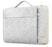 Lacdo 360° Protectora Funda de Ordenador Portátil para 15.6 Pulgadas Lenovo IdeaPad 3 5 / ThinkBook, HP Pavilion 15, ASUS VivoBook 15 / TUF F15, DELL Inspiron 15, Protectora Bolsa, Gris Espacial