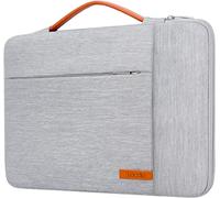 Lacdo 360° Protectora Funda Portátil para 13" New MacBook Air M4 A3240 2025/M3 A3113/M2 A2681/M1 A2337, 13" MacBook Pro M2/M1 A2338 A2251 A2289, 13" iPad Air M3 /iPad Pro M4 Borsa Computer Bag, Gris