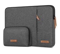 Lacdo 360° Protectora Funda Portátil para 16" New MacBook Pro M5 Pro/MAX A3428 A3429 2026, M4/M3/M2/M1 A3403 A3186 A2991 A2780 A2485 A2141, MacBook Pro 2012-2018, 15" Surface Book 3 2, Gris Oscuro